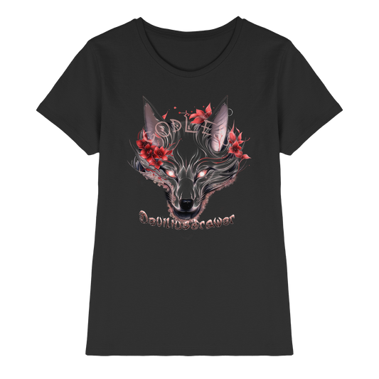 Deviliusdrawer Kitsune Wolf - Ladies Premium Shirt