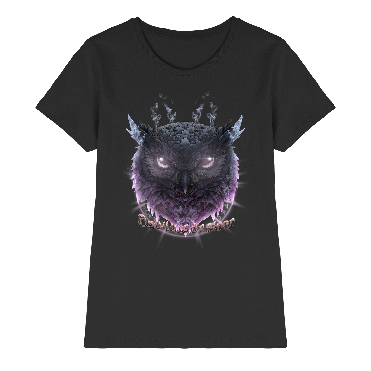 Deviliusdrawer Darkness Owl - Ladies Premium Shirt