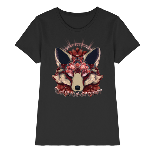 Deviliusdrawer Fire Kitsune - Ladies Premium Shirt