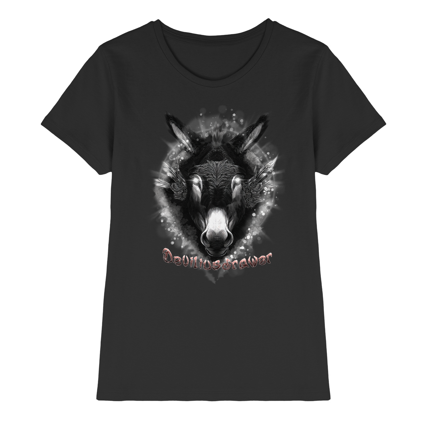 Deviliusdrawer Glowing Donkey - Ladies Premium Shirt