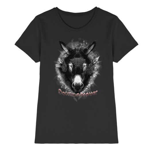 Deviliusdrawer Glowing Donkey - Ladies Premium Shirt