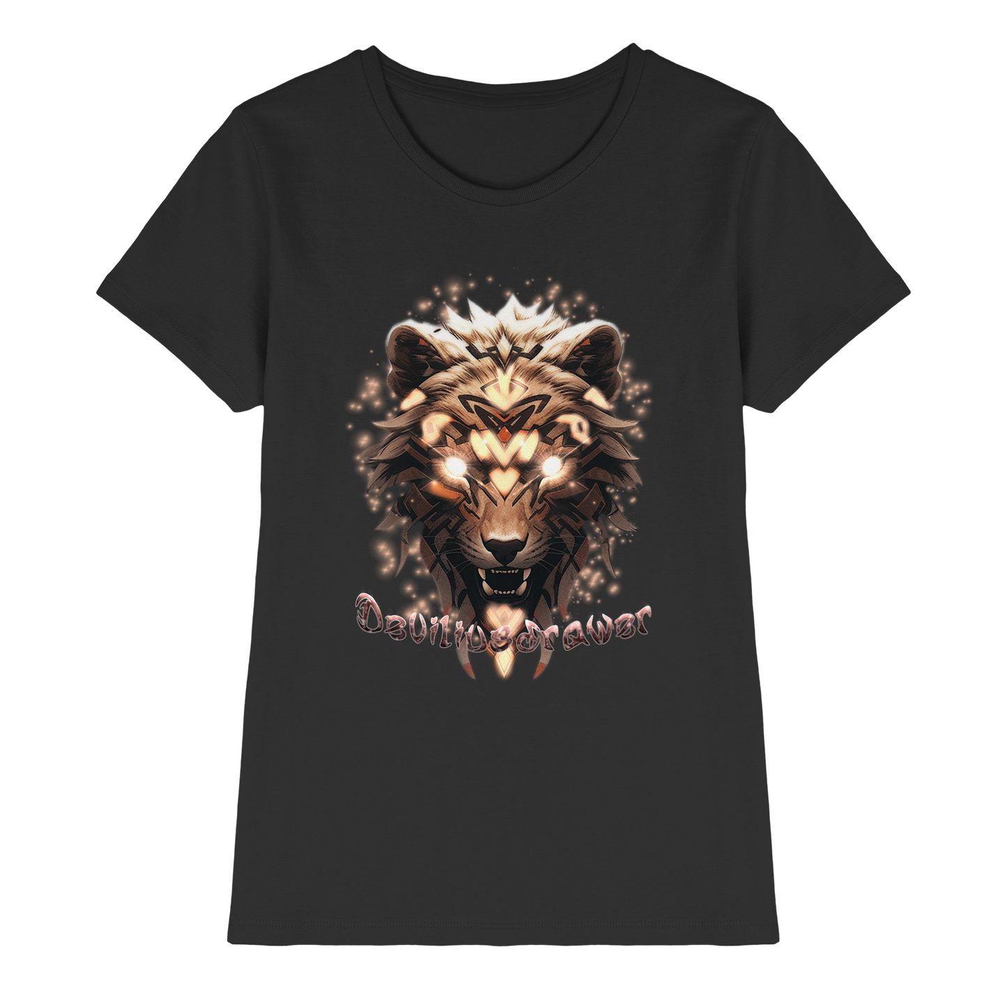 Deviliusdrawer Gold Weartiger - Ladies Premium Shirt