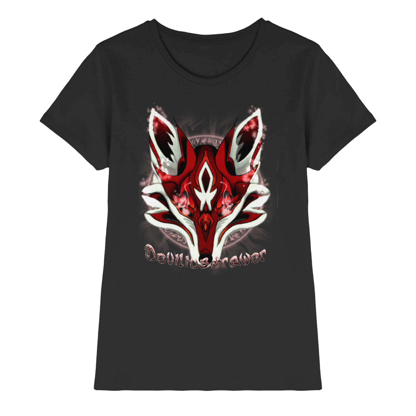 Deviliusdrawer Red Eyed Fox - Ladies Premium Shirt