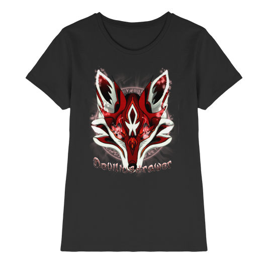 Deviliusdrawer Red Eyed Fox - Ladies Premium Shirt