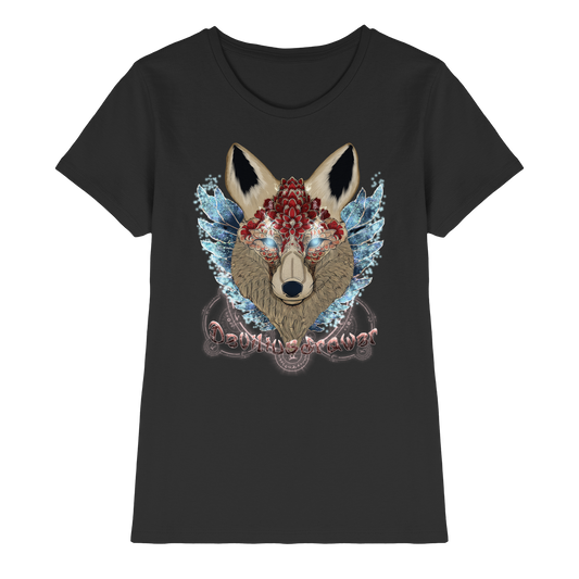 Deviliusdrawer Diamond Kitsune - Ladies Premium Shirt