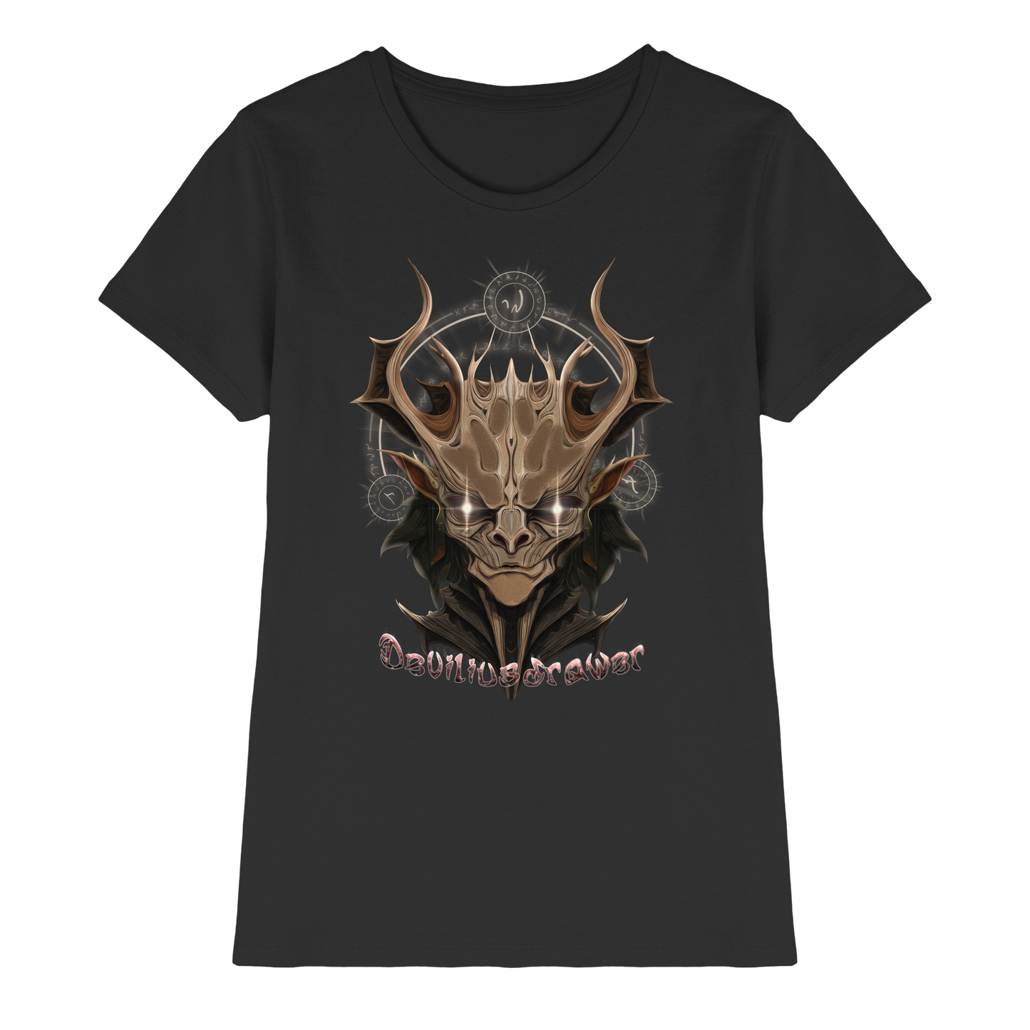 Deviliusdrawer Dark Magician Elf - Ladies Premium Shirt