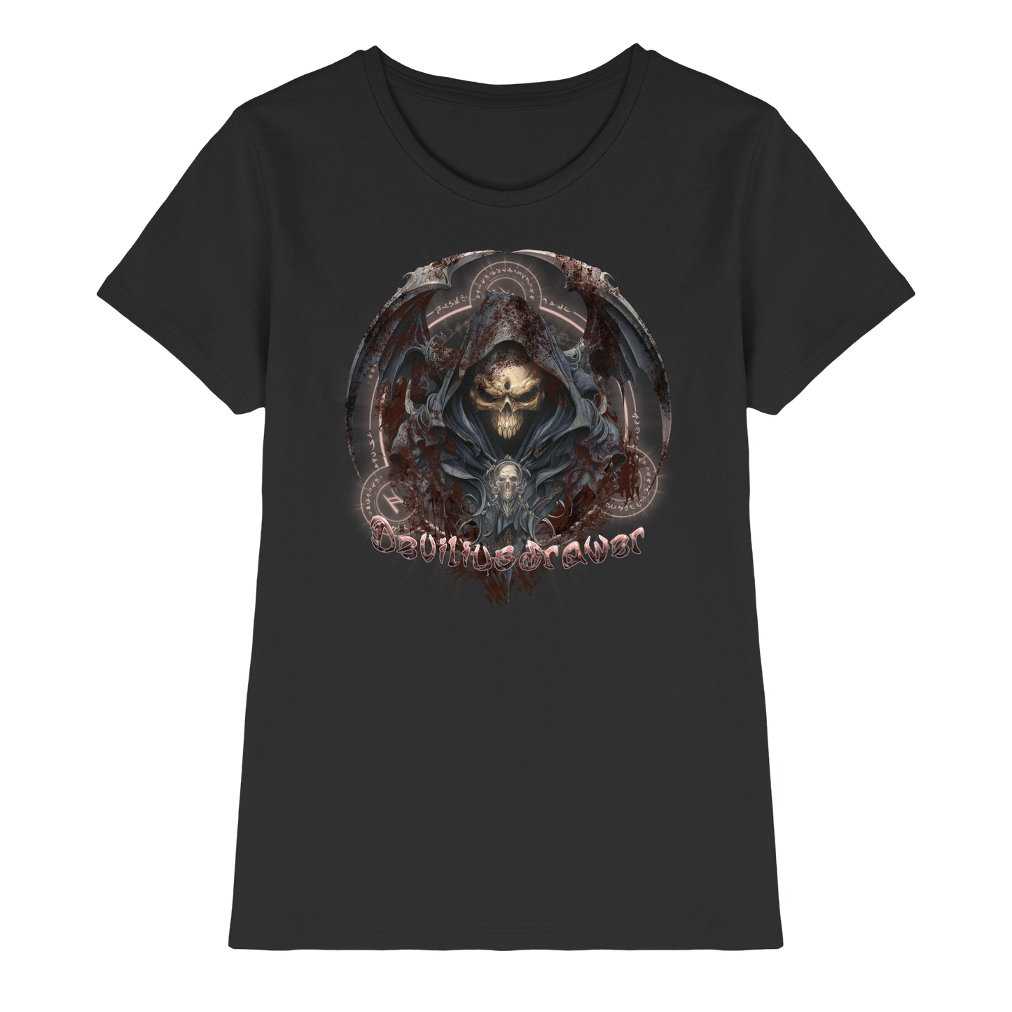 Deviliusdrawer Death Reaper - Ladies Premium Shirt