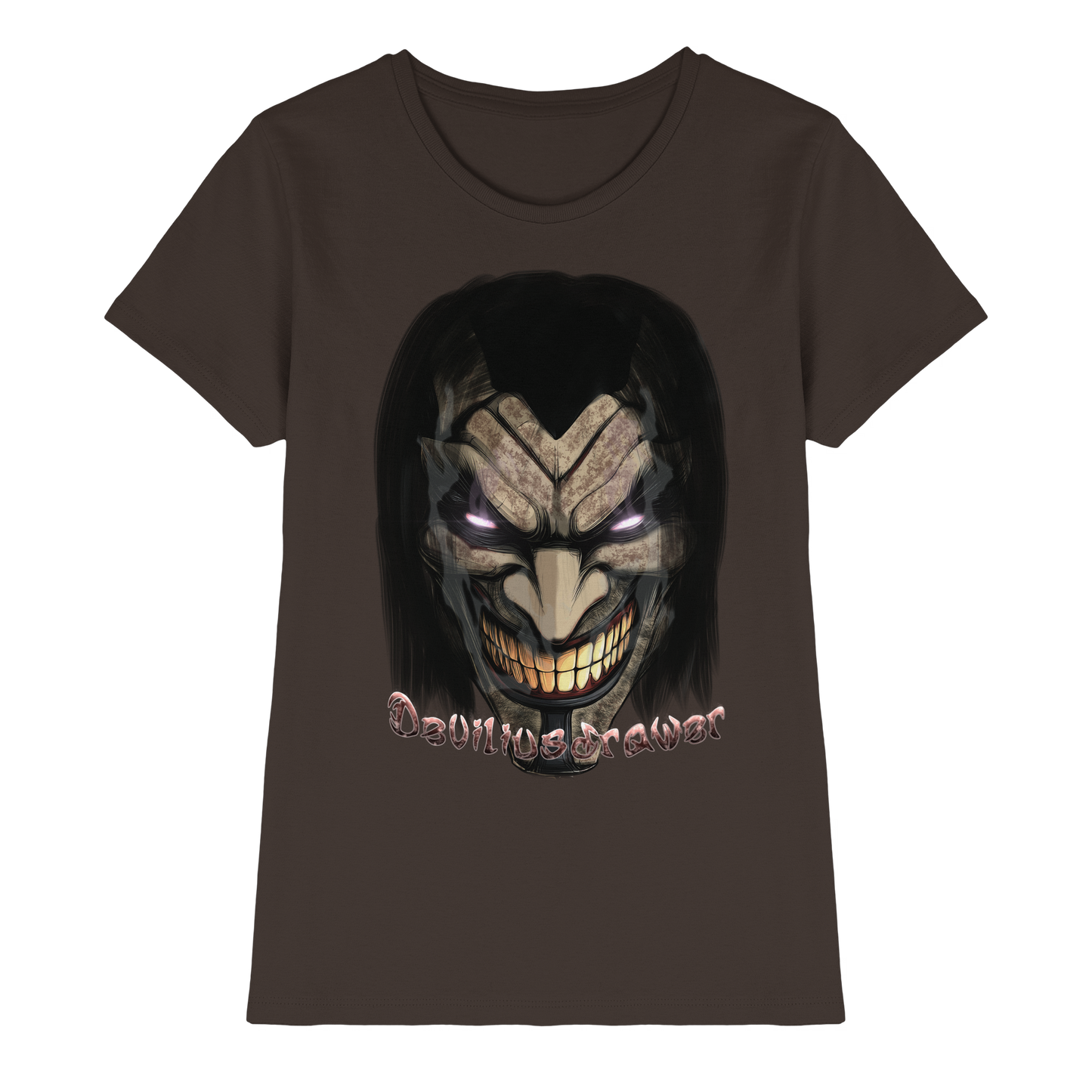 Deviliusdrawer Smiling Devil - Ladies Premium Shirt