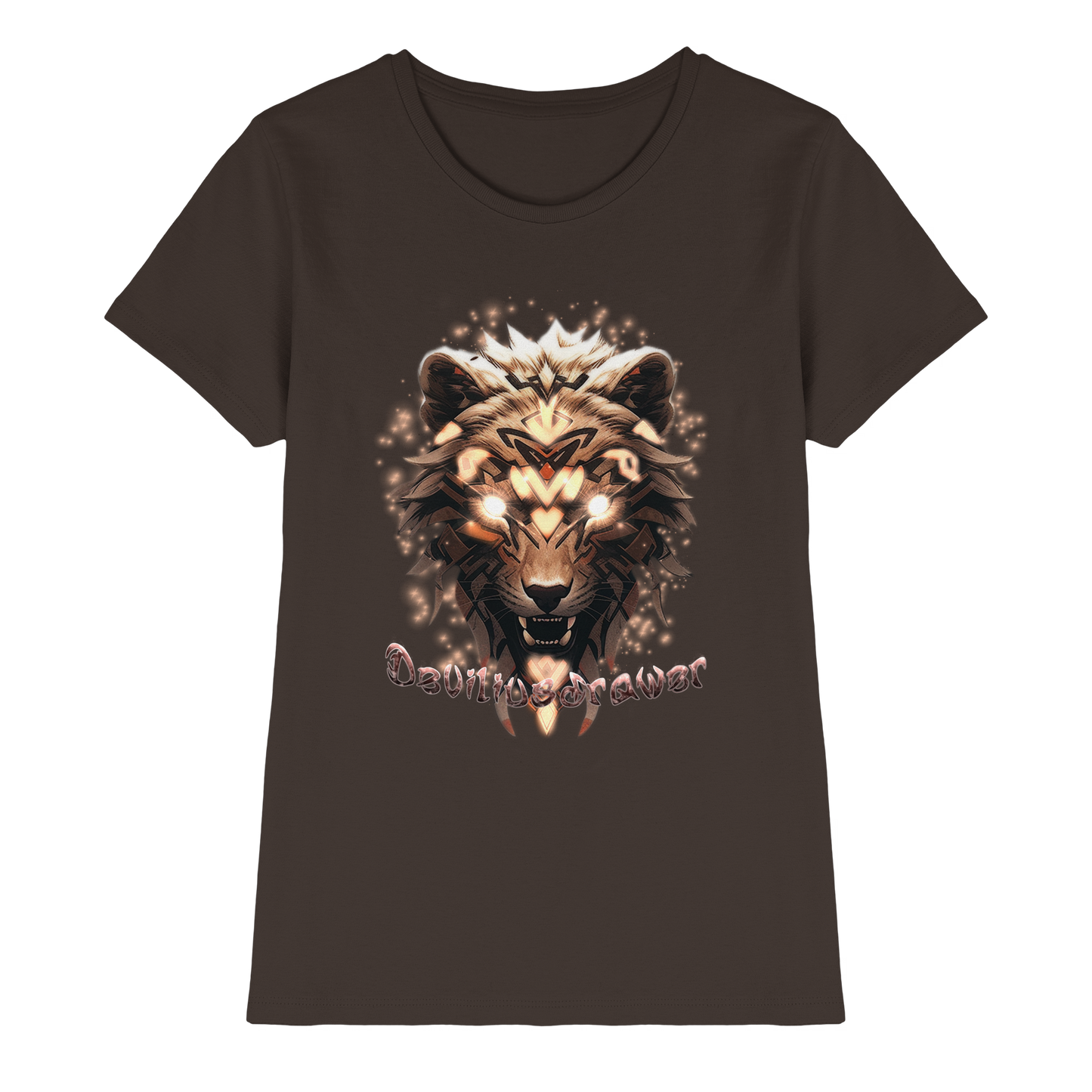 Deviliusdrawer Gold Weartiger - Ladies Premium Shirt
