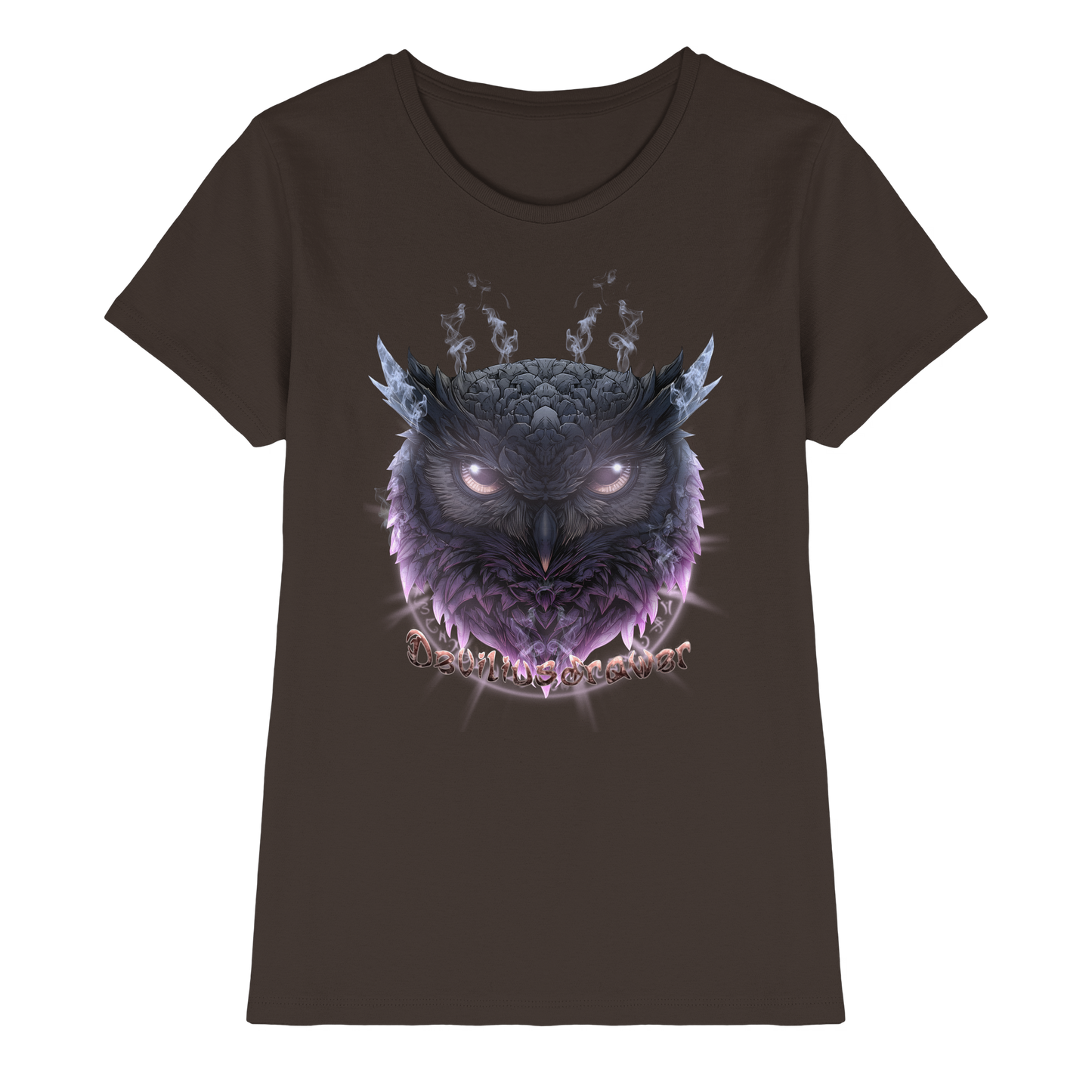 Deviliusdrawer Darkness Owl - Ladies Premium Shirt