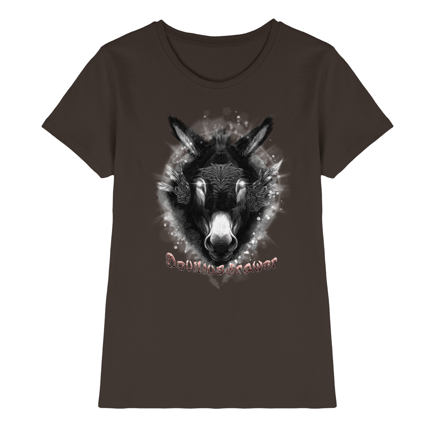 Deviliusdrawer Glowing Donkey - Ladies Premium Shirt