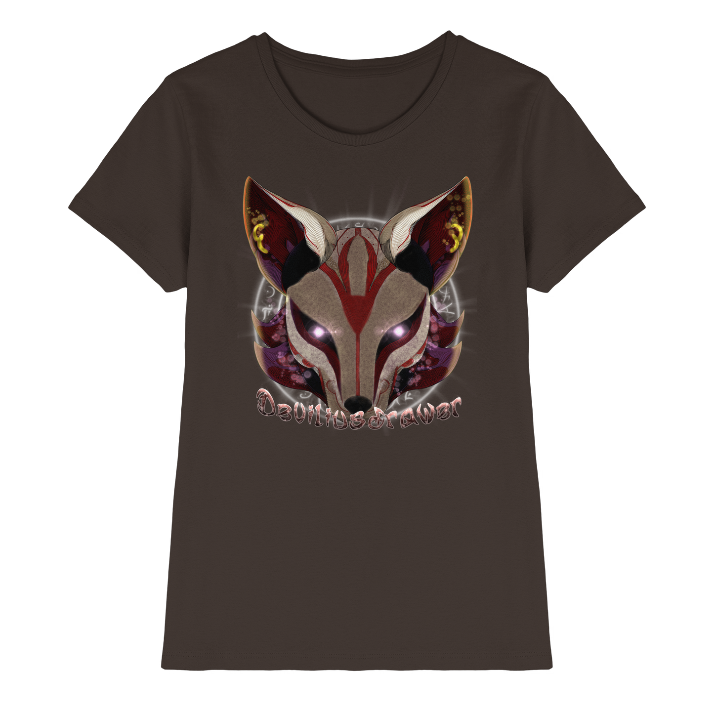 Deviliusdrawer Magic Kitsune - Ladies Premium Shirt