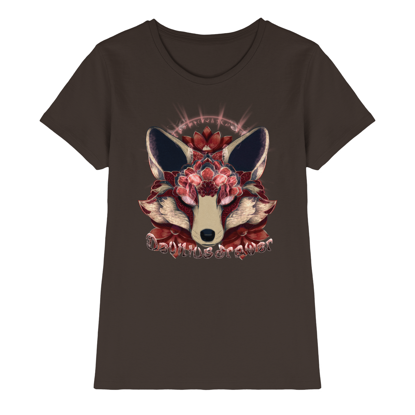 Deviliusdrawer Fire Kitsune - Ladies Premium Shirt