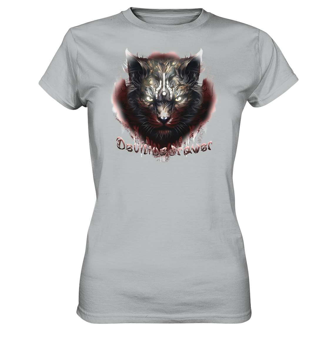 Deviliusdrawer Angry Badass - Ladies Premium Shirt