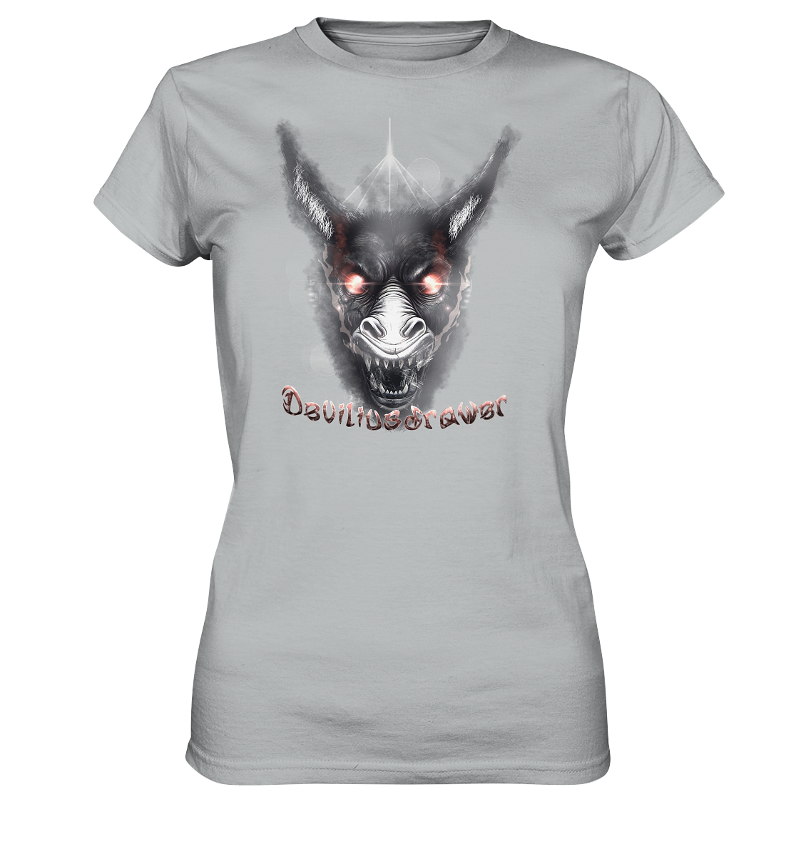Deviliusdrawer Evil Donkey - Ladies Premium Shirt