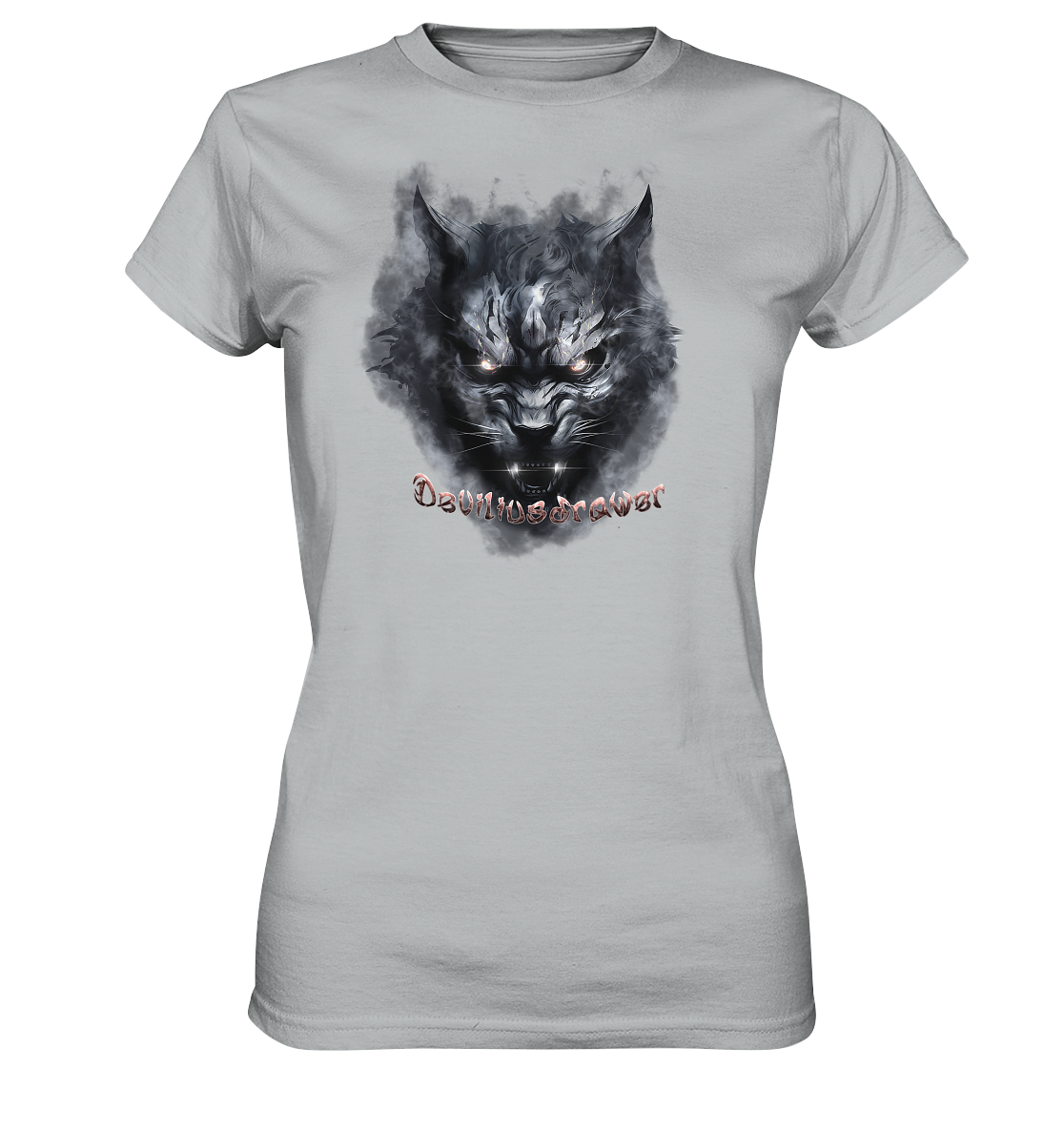 Deviliusdrawer Dark Beast Tiger  - Ladies Premium Shirt