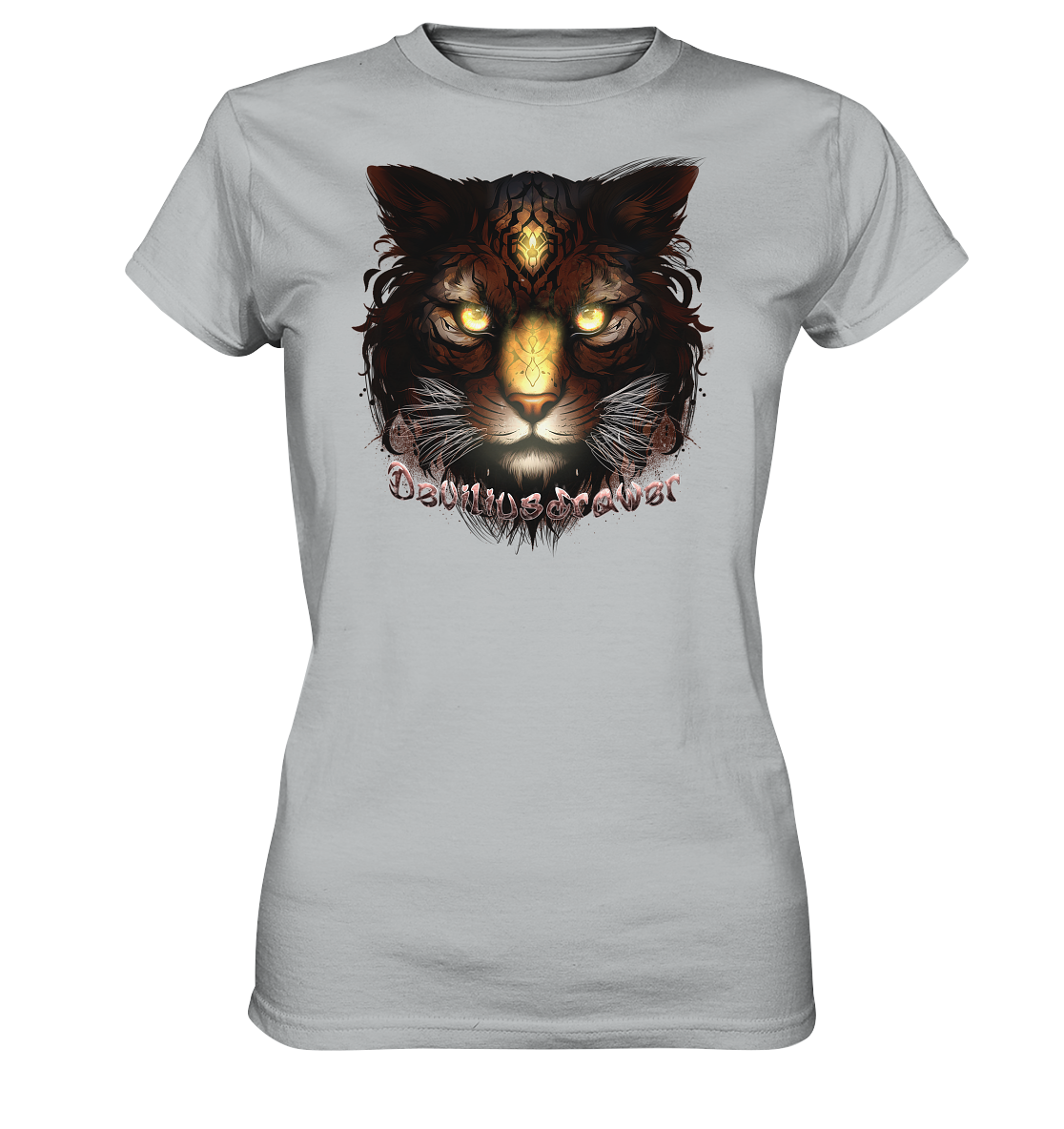 Deviliusdrawer Gold Tigercat - Ladies Premium Shirt