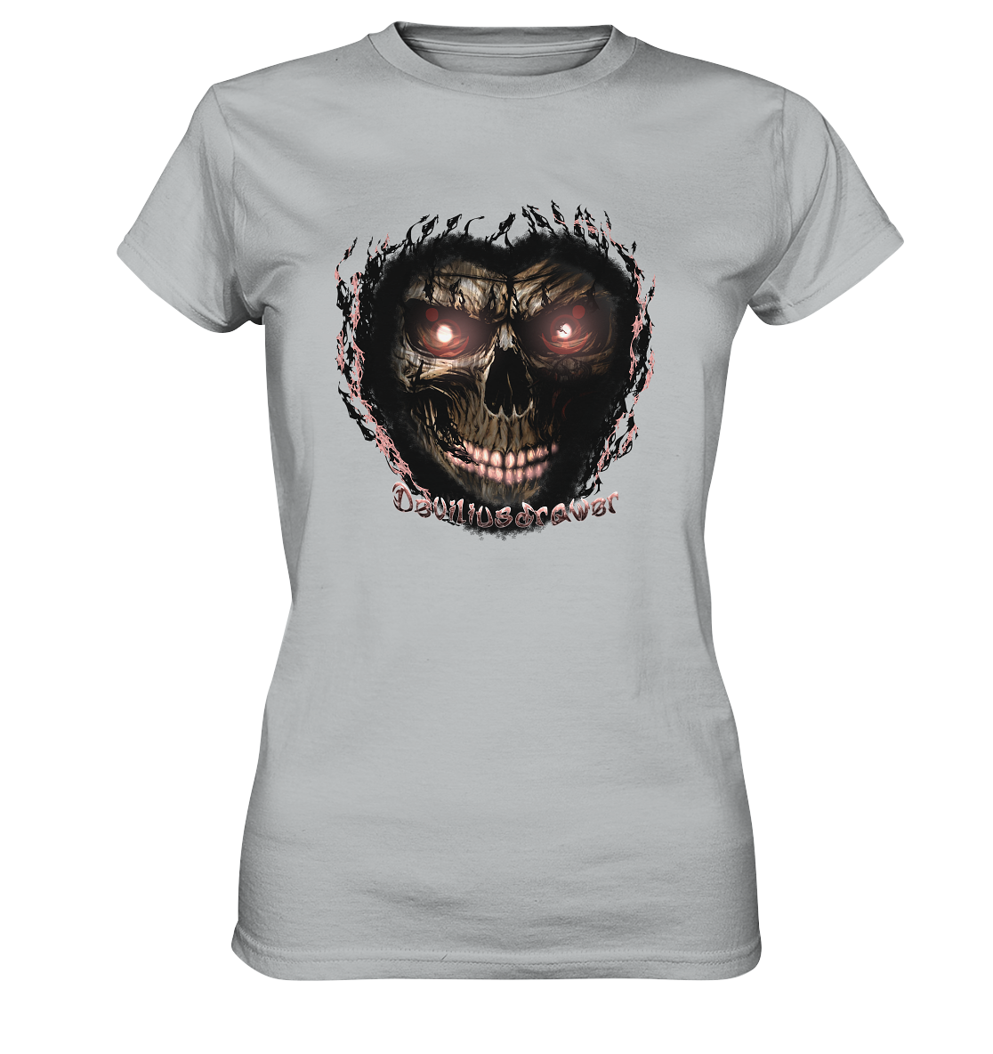 Deviliusdrawer Glow Skeleton - Ladies Premium Shirt