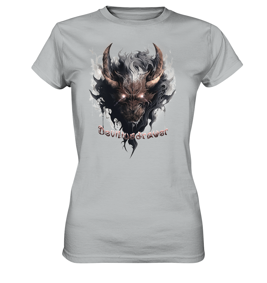 Deviliusdrawer Magic Redeyed Demon - Ladies Premium Shirt