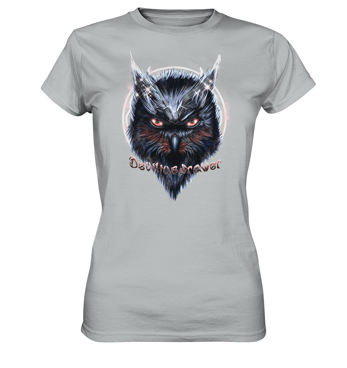 Deviliusdrawer Fire Owl - Ladies Premium Shirt
