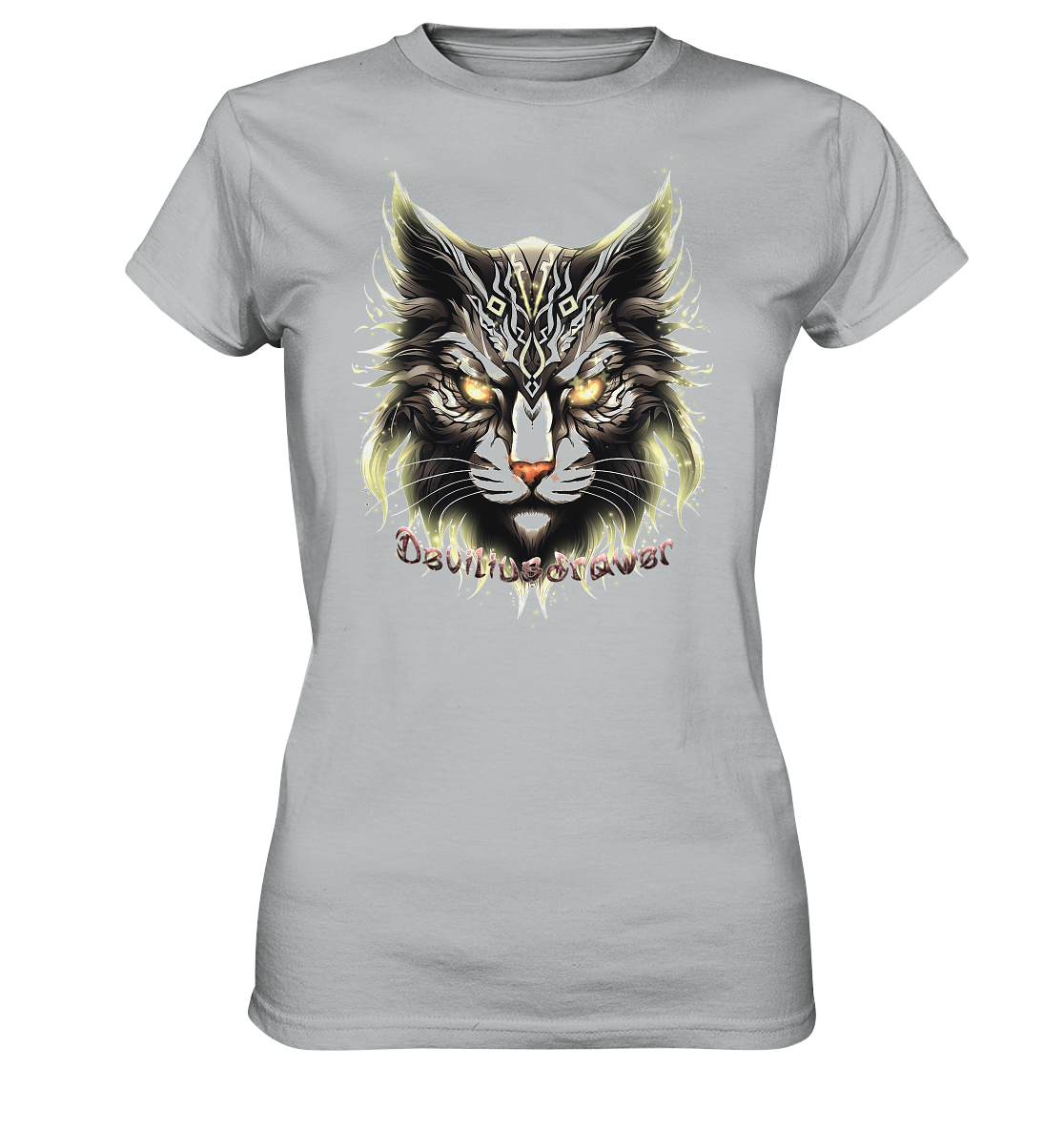 Deviliusdrawer Golden Cat - Ladies Premium Shirt