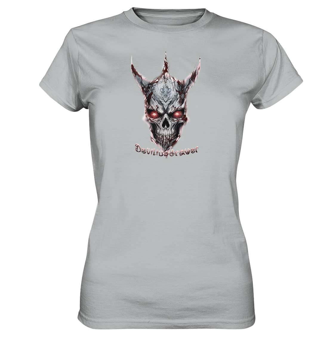 Deviliusdrawer Bloody Skeleton - Ladies Premium Shirt