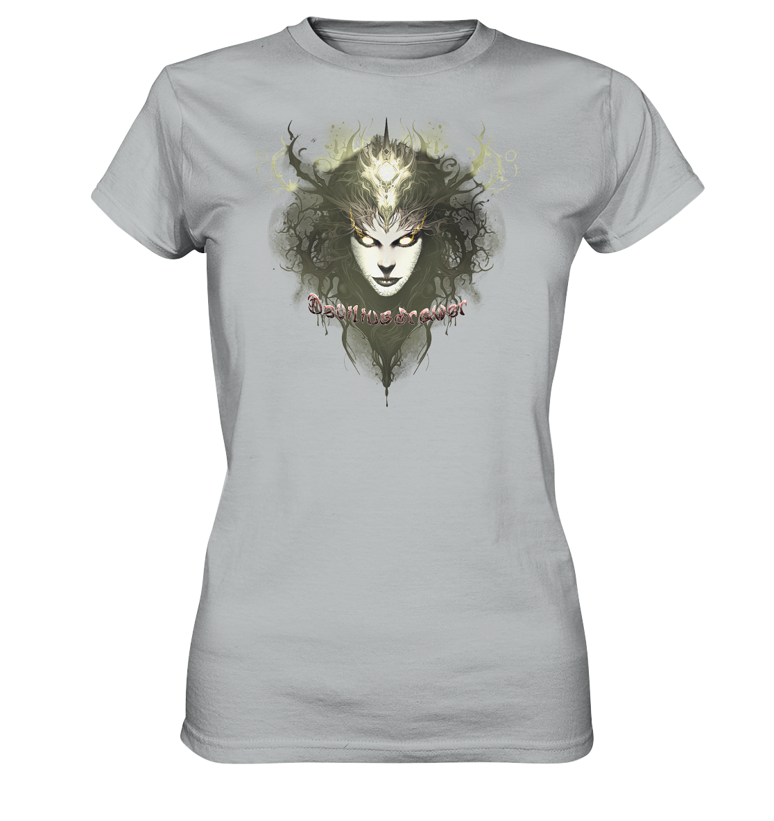 Deviliusdrawer Golden Demonica - Ladies Premium Shirt