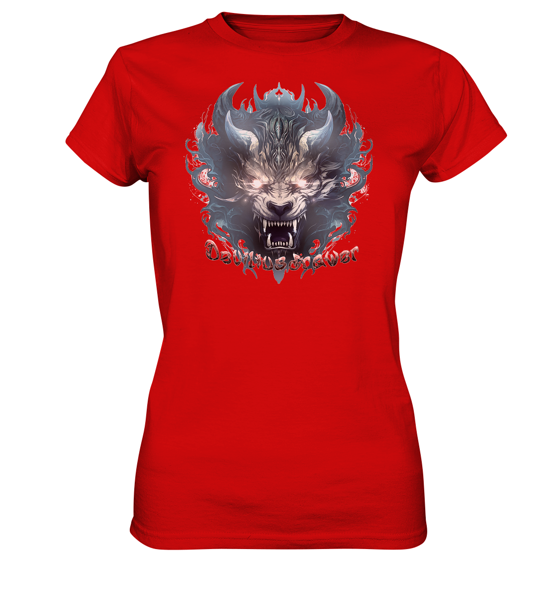 Deviliusdrawer Water Horn Tiger - Ladies Premium Shirt