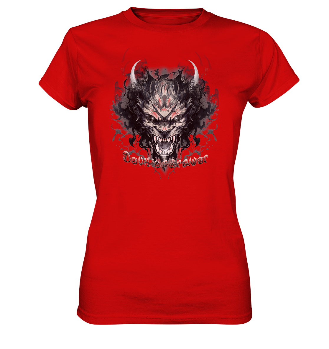 Deviliusdrawer Smoke Beast - Ladies Premium Shirt