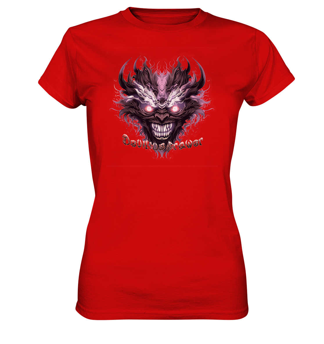 Deviliusdrawer Crazy Mask - Ladies Premium Shirt