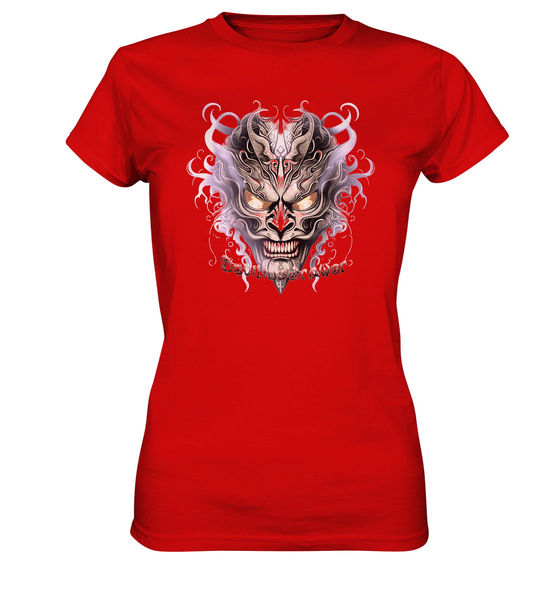 Deviliusdrawer Demon Mask Violet - Ladies Premium Shirt