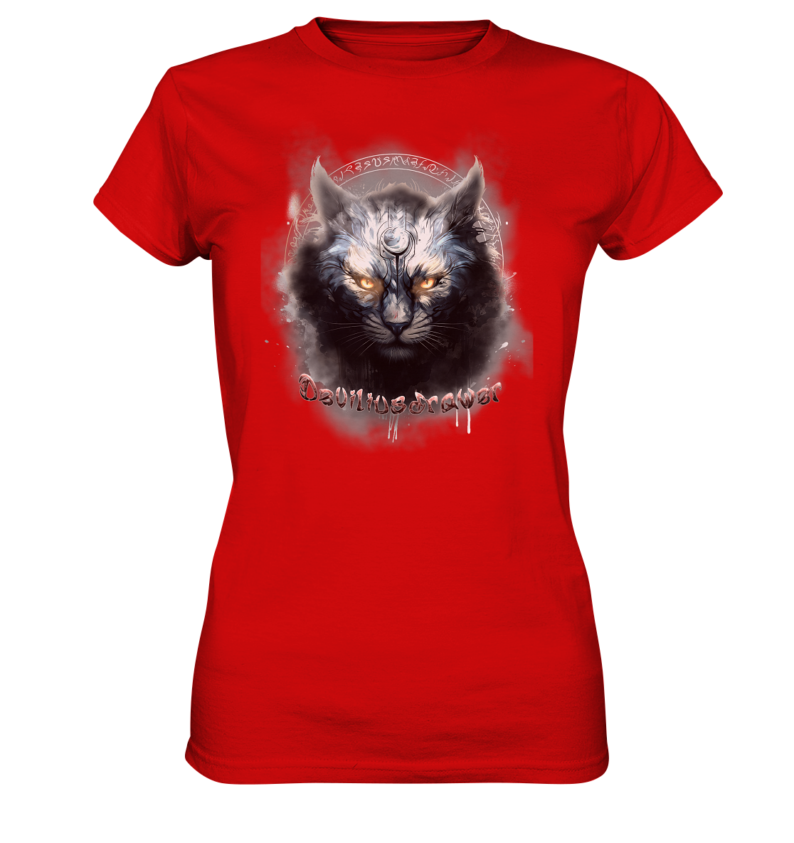 Deviliusdrawer Mysthic Cat - Ladies Premium Shirt