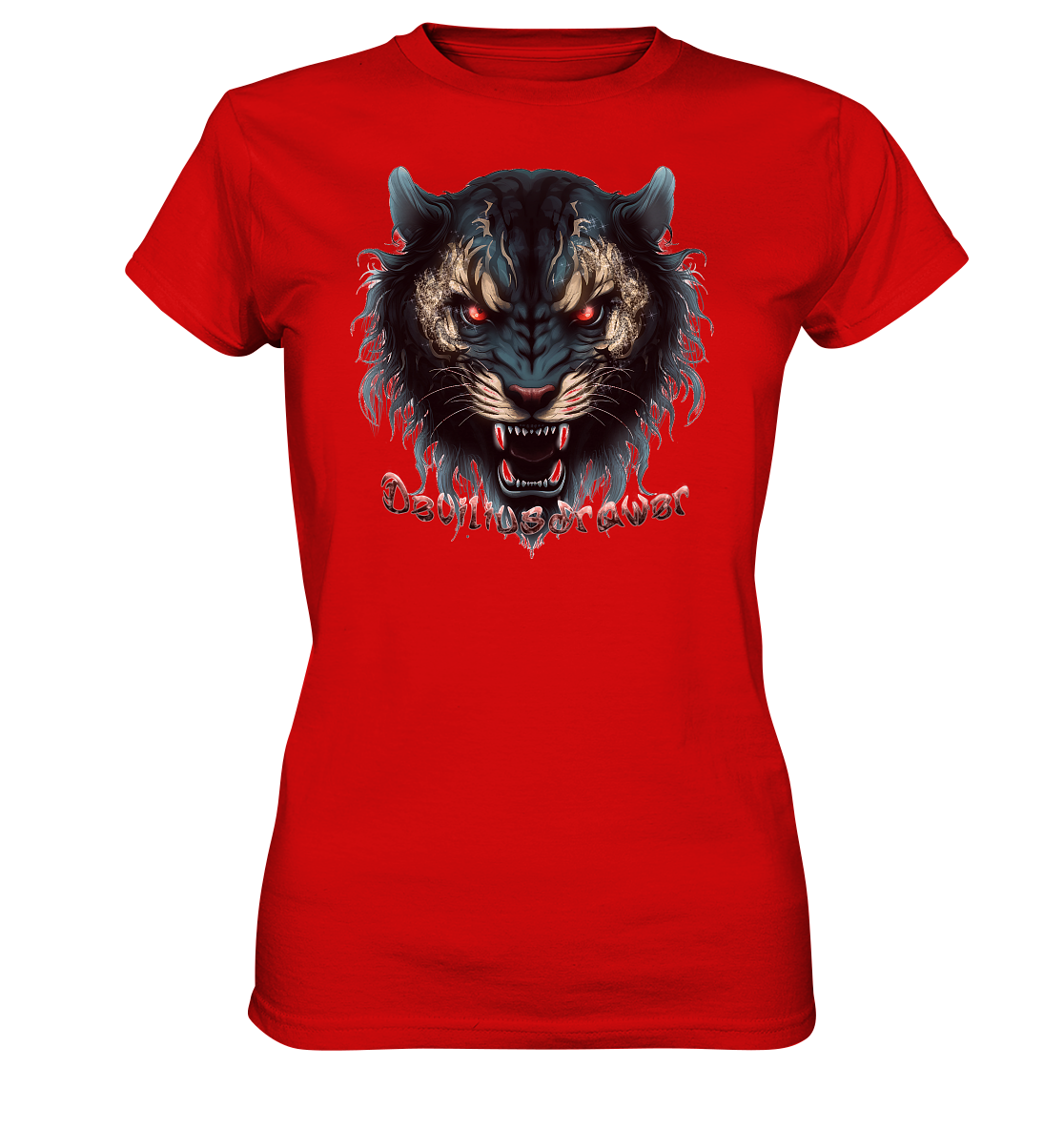 Deviliusdrawer Tigercat - Ladies Premium Shirt