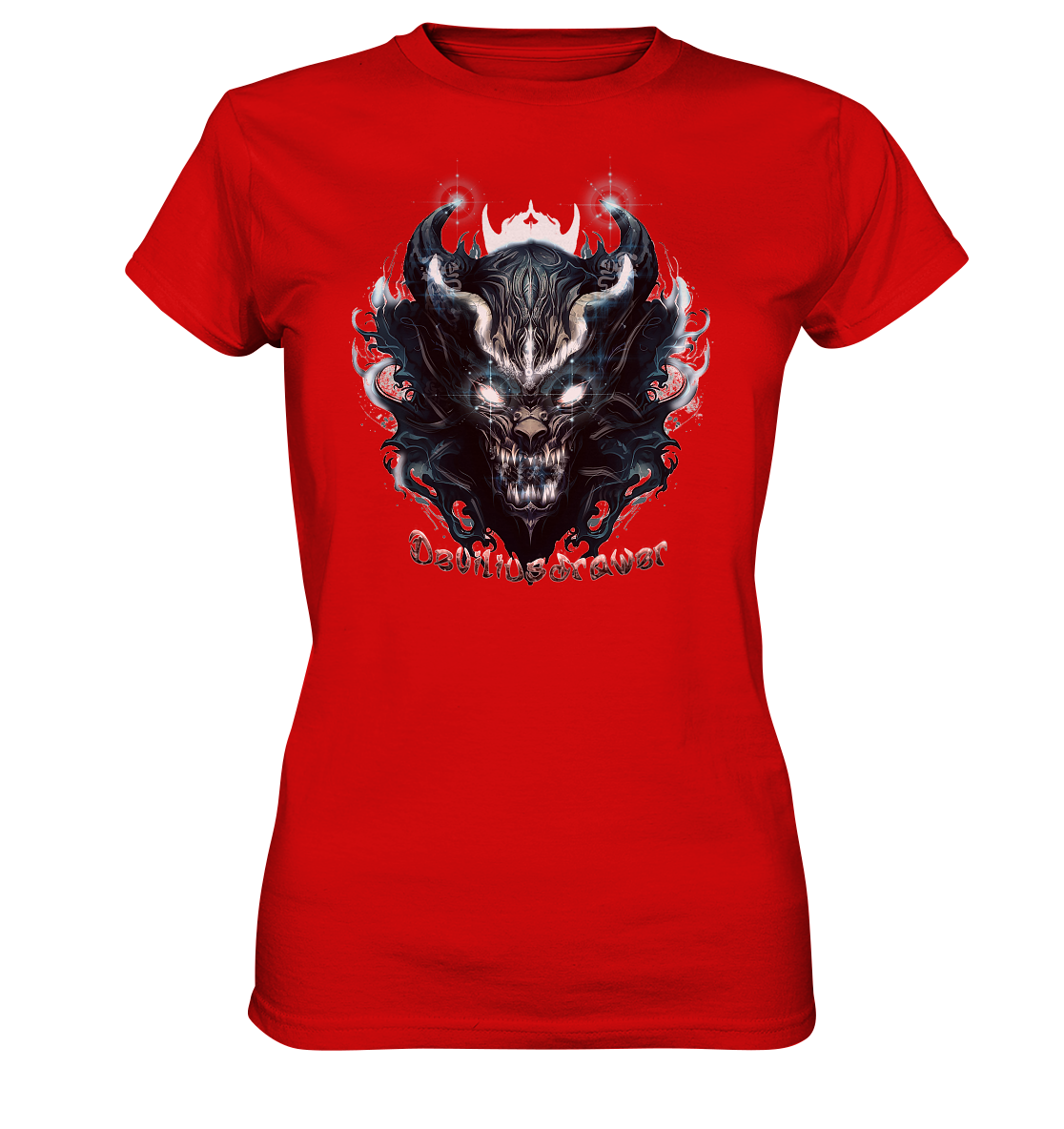 Deviliusdrawer Demonic Star - Ladies Premium Shirt