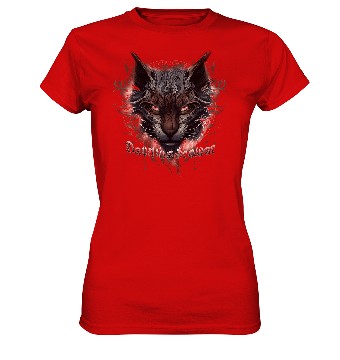 Deviliusdrawer Devil Cat - Ladies Premium Shirt