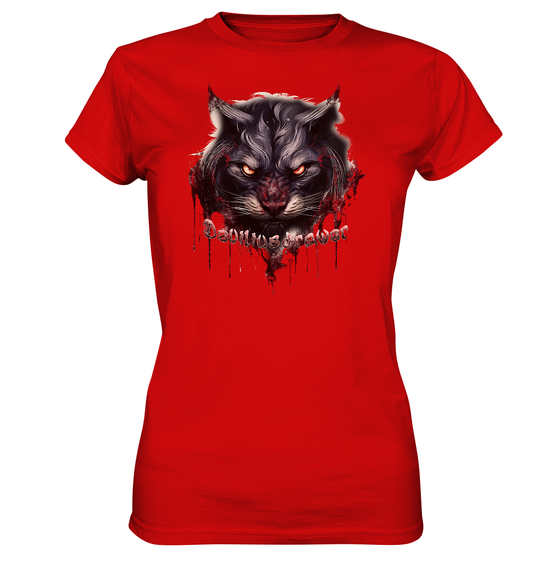 Deviliusdrawer Badass Cat - Ladies Premium Shirt