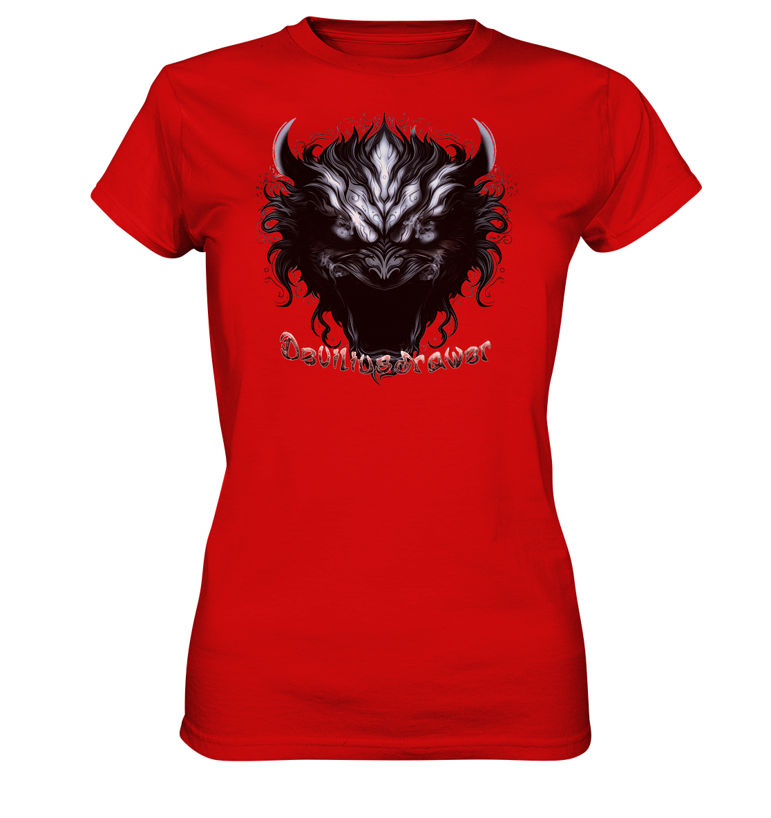 Deviliusdrawer Zombie Demon - Ladies Premium Shirt