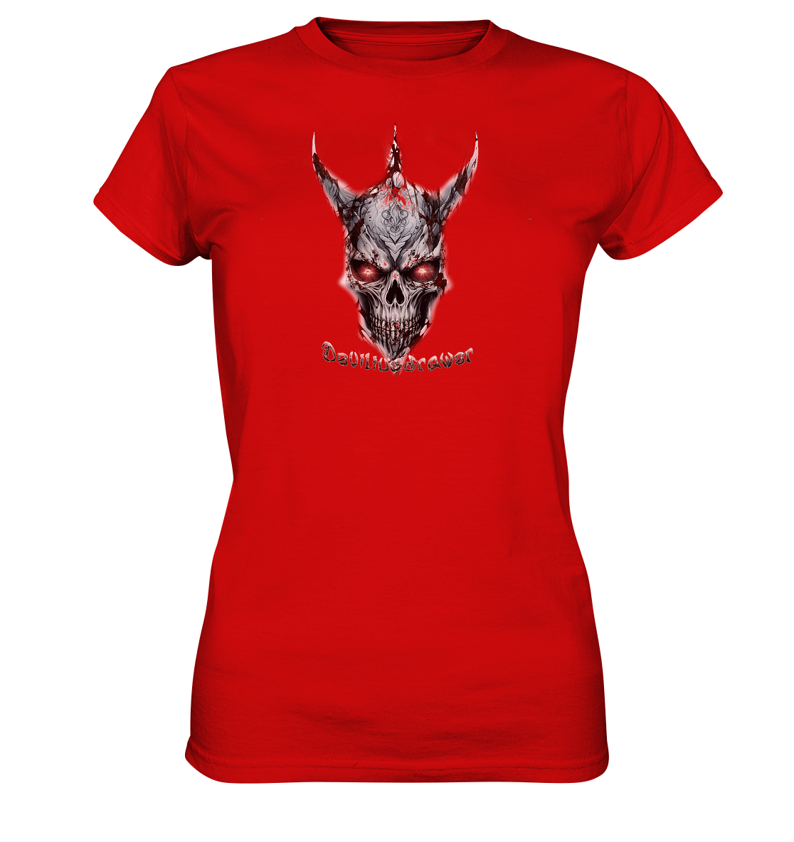 Deviliusdrawer Bloody Skeleton - Ladies Premium Shirt