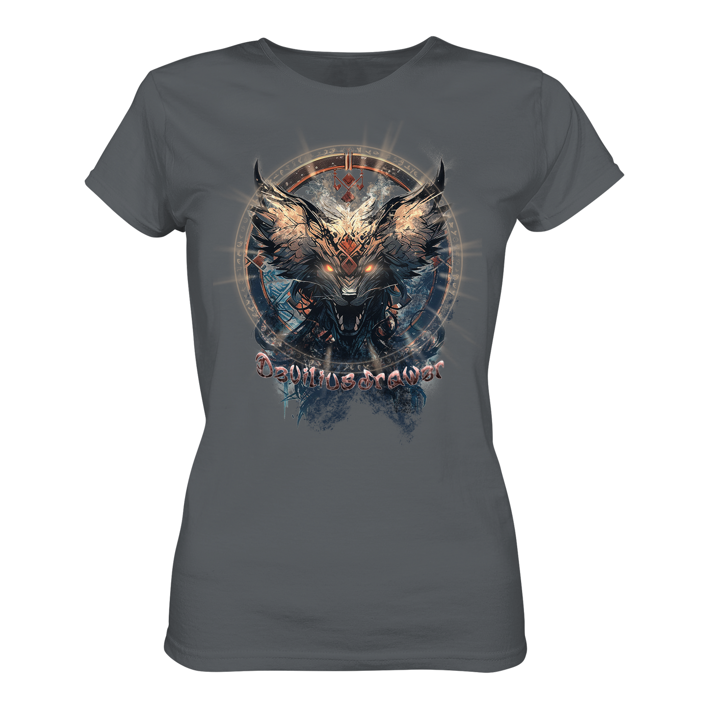 Deviliusdrawer Dark Magic Wolf - Ladies Premium Shirt