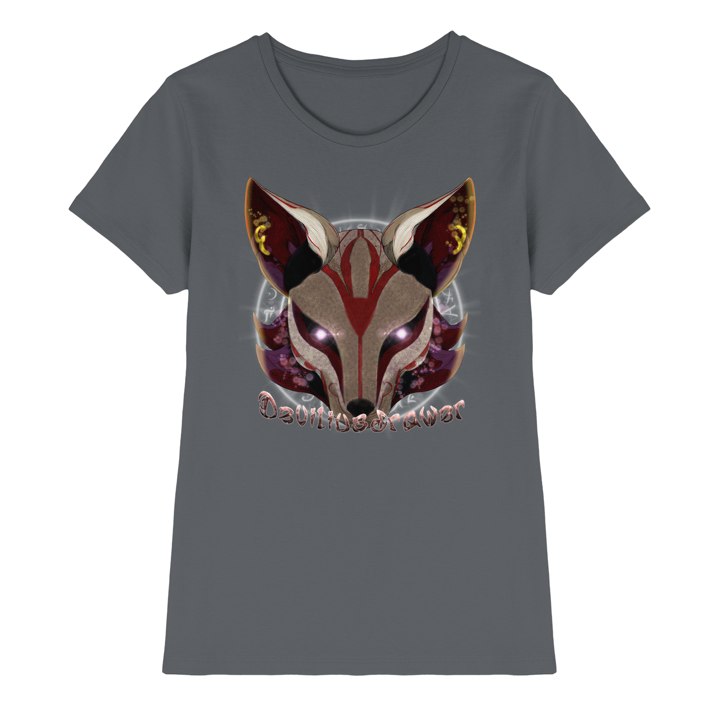 Deviliusdrawer Magic Kitsune - Ladies Premium Shirt