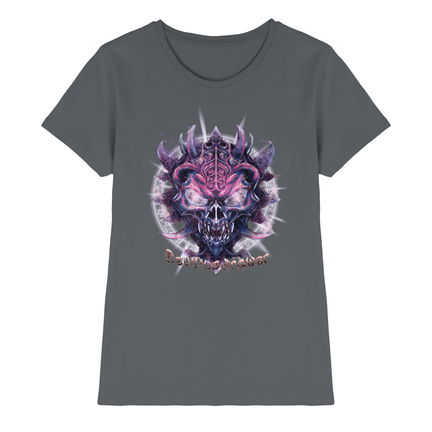 Deviliusdrawer Fire Demon - Ladies Premium Shirt