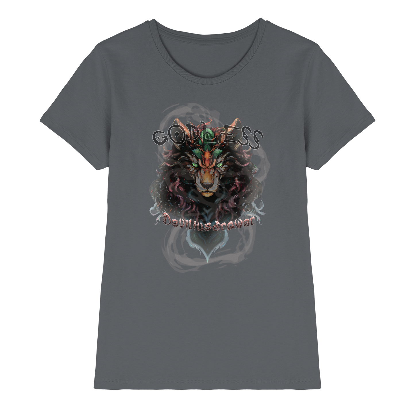 Deviliusdrawer Godless Wolf - Ladies Premium Shirt