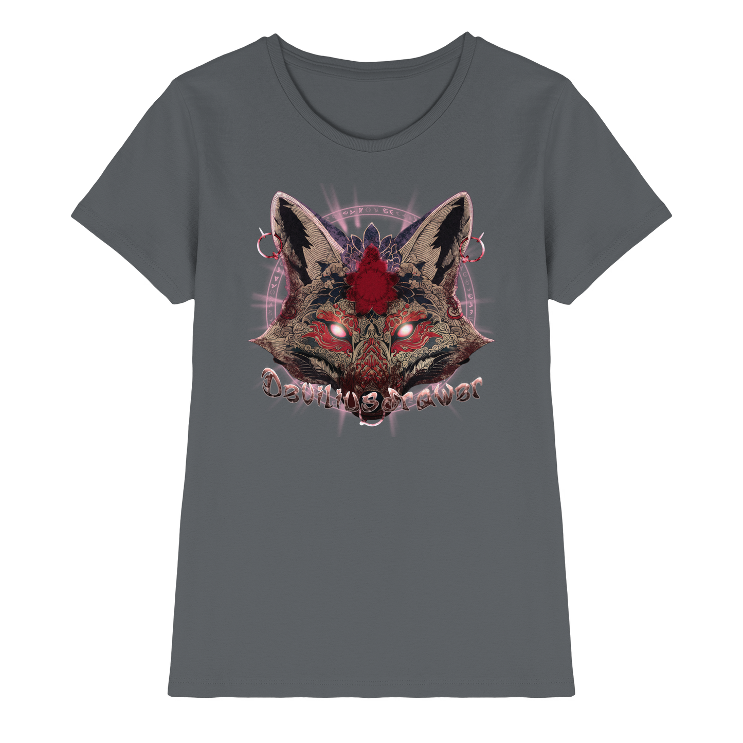 Deviliusdrawer Demon Kitsune - Ladies Premium Shirt