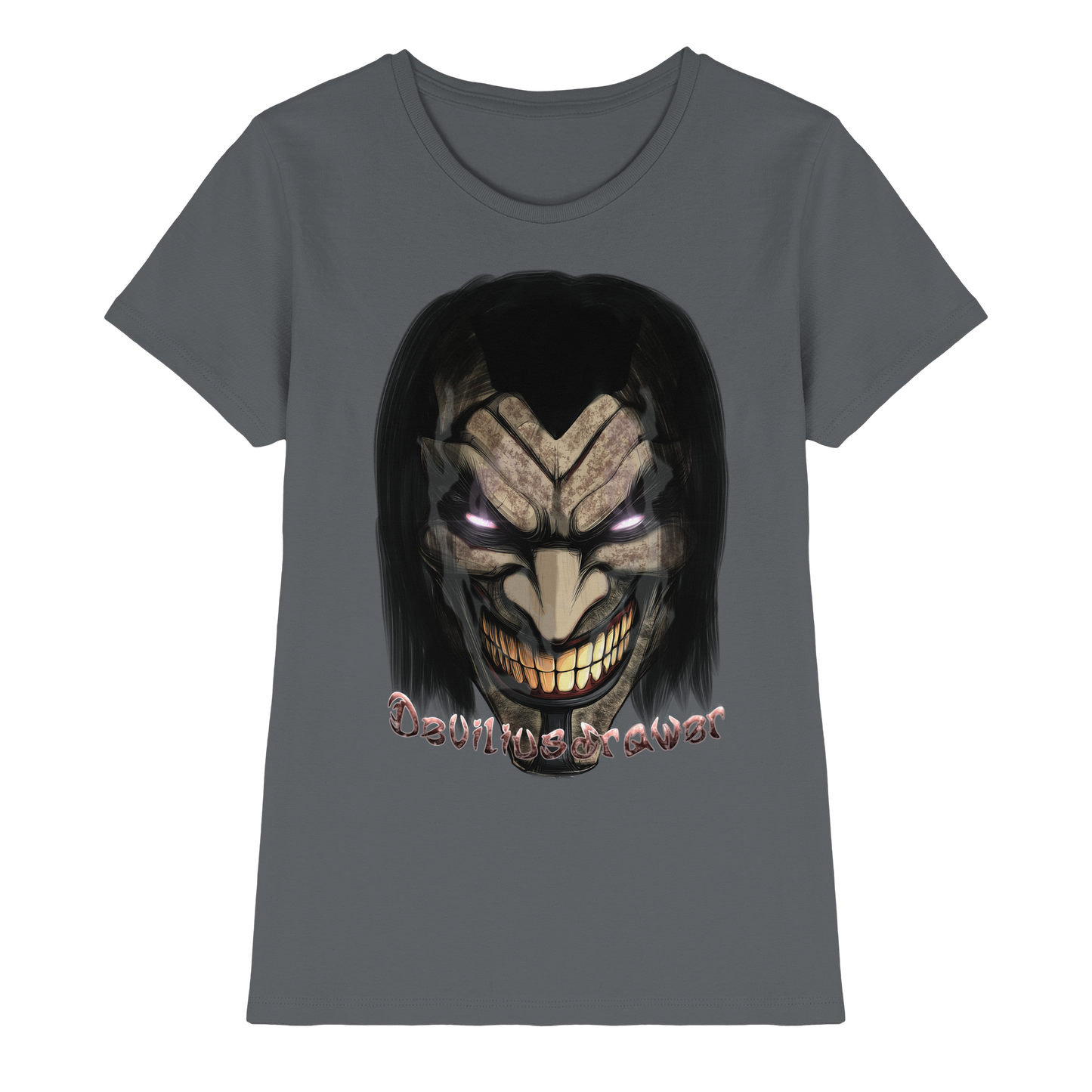 Deviliusdrawer Smiling Devil - Ladies Premium Shirt
