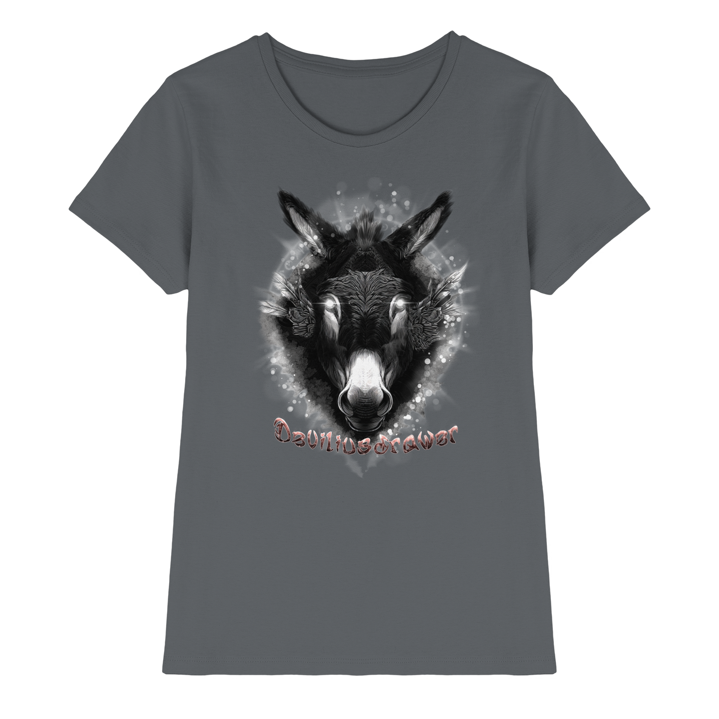 Deviliusdrawer Glowing Donkey - Ladies Premium Shirt