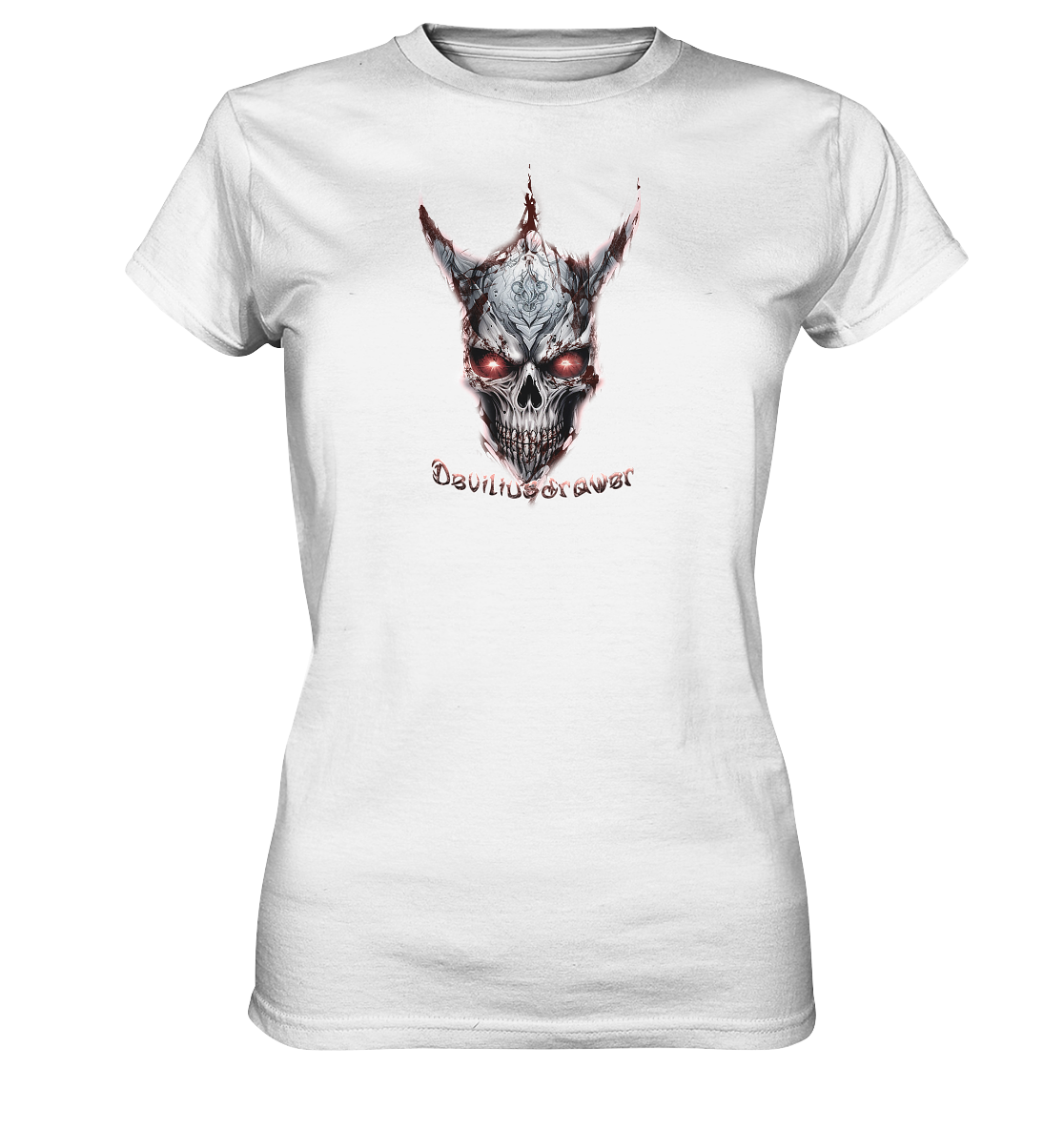 Deviliusdrawer Bloody Skeleton - Ladies Premium Shirt