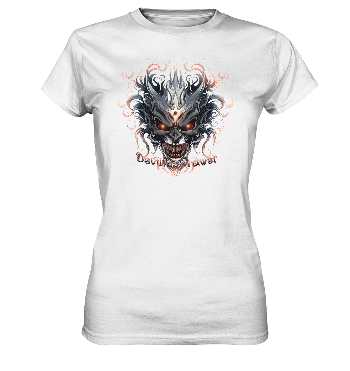 Deviliusdrawer Demon Mask - Ladies Premium Shirt