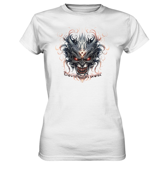 Deviliusdrawer Demon Mask - Ladies Premium Shirt