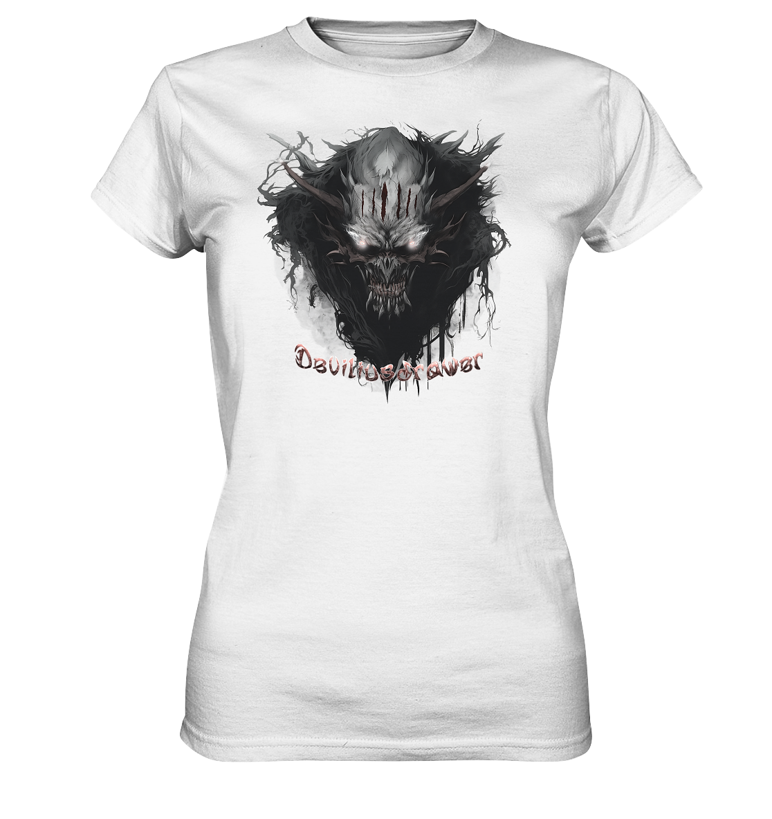 Deviliusdrawer Dark Smoke Demon - Ladies Premium Shirt