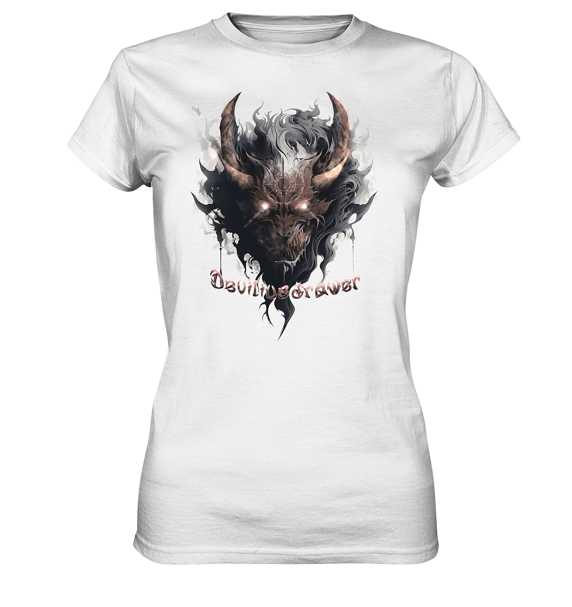 Deviliusdrawer Magic Redeyed Demon - Ladies Premium Shirt